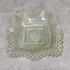 Vintage Pressed Glass Sawtooth Edge Rectangular Serving Dish — listing 3