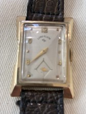 Vintage 1940s Lord Elgin Men's Tonneau Wristwatch, Gold-Filled Case, Manual Wind — listing 3
