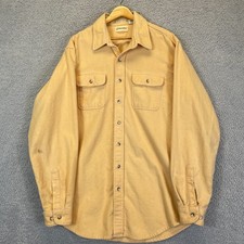 St. John's Bay Chamois Cloth Button-Down Shirt with Suede Elbow Patch Detail