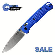 Benchmade Bugout 535 Folding Knife with Fluorescent Yellow Grivory Handle and S30V Blade — listing 2