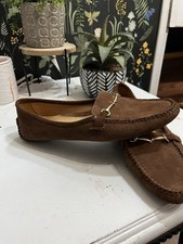 Patricia Green Collection Nude Patent Leather Horsebit Driving Loafers with Rubber Pebble Soles 9 — listing 5