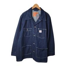 Vintage Levi's Denim Chore Coat, Men's XL, 4 Patch Pockets with Donut Buttons — listing 5