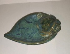 Handmade Stoneware Sea Turtle Trinket / Spoon Rest Dish — listing 5