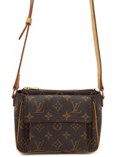 Louis Vuitton Monogram Canvas Tote with Blue Leather Straps and Vachetta Handles — listing 5
