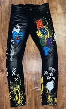 Rue 21 High-Waist Mom Jeans with Graffiti Graphic Print — listing 4
