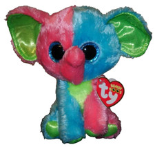 TY Beanie Boos Pink Elephant Plush with Glitter Eyes and Heart-Print Ears — listing 2