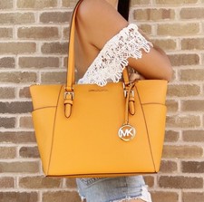 Michael Kors Brown Saffiano Leather Tote Bag — listing 3