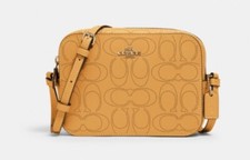 Coach Signature Perforated White Leather Tote Bag — listing 2