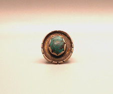 Navajo Sterling Silver Turquoise Cuff Bracelet — listing 6