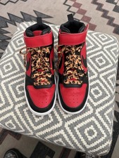 Nike Court Borough Mid 2 High-Top Sneakers, White/Black/University Red — listing 5