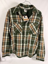 The North Face Women's Relaxed Fit Woven Flannel Shirt, Purple Plaid, Size L — listing 2