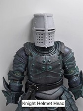 Figural Knight's Helmet Bottle Pourer / Wine Stopper Spout — listing 4