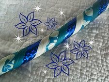 holographic hula hoop Custom Handmade 39" Hula Hoop Pink Gold Holographic Tape Wrapped