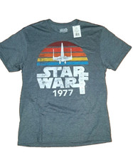 Star Wars 1977 Retro Sunset X-Wing Graphic T-Shirt — listing 3