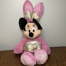Disney Minnie Mouse Easter Bunny Costume Plush with Carrot, Pastel Tie-Dye, listing 4