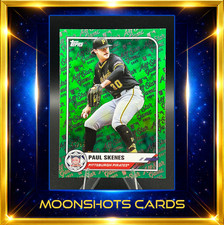 2025 Topps Paul Skenes All-Star National League 75 Years of Baseball Insert Card (Cracked Ice / Foil Refractor)