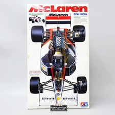Tamiya Big Scale Series No. 26 McLaren MP4/6 Honda 1:12 Scale Model Kit Opened but complete