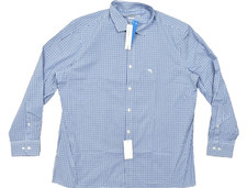 Perry Ellis Stretch Men's Short-Sleeve Gingham Check Button-Up Shirt — listing 3