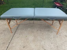 Ironman Portable Folding Massage Table with Adjustable Face Cradle (Blue)