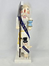 Father Time & Baby New Year 2002 Wooden Nutcracker — listing 4