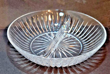 Princess House Highlights Crystal Divided Relish Dish