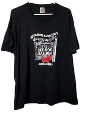 Red Dog Saloon Juneau Alaska Souvenir Graphic T-Shirt, Size L — listing 5
