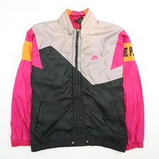Vintage Nike Premier Hooded Nylon Windbreaker Jacket, Navy, Men's XXL — listing 3