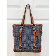 Coach British Tan Leather Legacy Tote Bag with Turnlock Pocket Yes - I can read a number like 'No. XXXX — listing 5