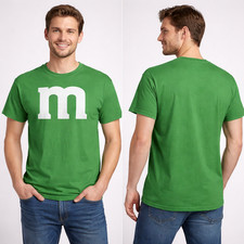 Yellow M&M Costume T-Shirt, Gildan Heavy Cotton, Women's Medium — listing 3