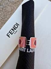 Fendi F is Fendi Logo Faux Pearl Cluster Ring