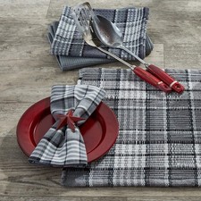 Handwoven Chindi & Jute Braided Round Placemats/Trivets, Set of 4