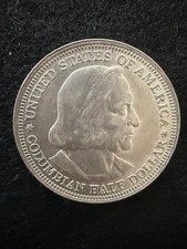 1892-1893 Columbian Exposition Commemorative Half Dollar with Soldered Bail (Mounted as Pendant) — listing 4