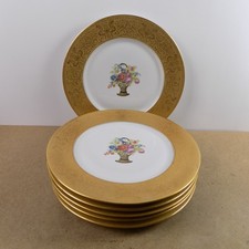 Heinrich & Co. Selb Bavaria Gold Encrusted Cabinet/Dinner Plate