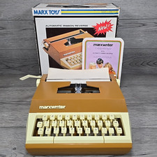 Vintage Marxwriter Tin Toy Typewriter Gray Made in Japan — listing 2