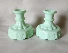 Westmoreland Paneled Grape Milk Glass Set - Pitcher, Gravy Boat with Underplate, and Footed Compote — listing 6