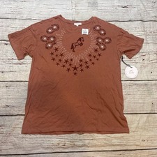 Western-Themed Embroidered Gray T-Shirt with Cowboy Boot, Horseshoe & Stars — listing 6