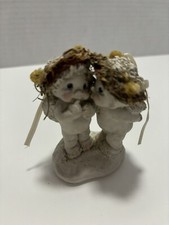Dreamsicles Cherub Figurine with Flower Bouquet and Ladybug — listing 2