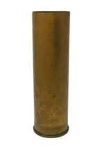 WWI/WWII Era Brass Artillery Shell Casing (Bottlenecked Autocannon Round) — listing 2