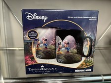 Thomas Kinkade Disney Mickey & Minnie Sweetheart Bridge Morphing Mug — listing 4