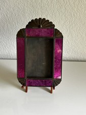 Folk Art Shadow Box Diorama with Carved Masked Figure, Signed and Dated 2004 — listing 3