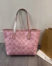 Coach City Tote in Signature Canvas with Butterfly Print — listing 4
