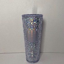 Starbucks Iridescent Blue/Green Double-Wall Cold Cup Tumbler with Siren Logo, 24oz Venti — listing 6