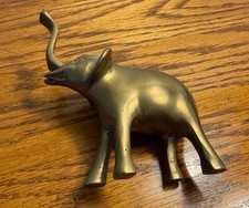 Vintage Brass Miniature Animal Figurines (Elephant, Mouse, Duck Group) — listing 2