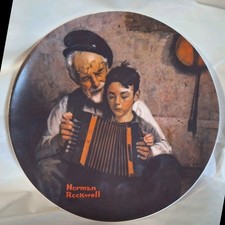 Norman Rockwell "The Music Maker" Collector Plate - Rockwell Heritage Collection (5th Issue) — listing 6
