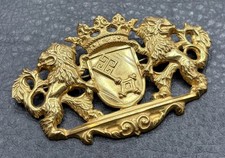 Vintage Gold Royal Coat of Arms Highball Tumbler Glass — listing 6