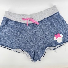 Disney Minnie & Mickey Mouse Print Kids Pull-On Shorts Light Blue — listing 2