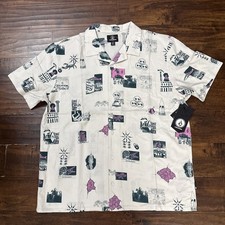Volcom Men's Short Sleeve Polo Shirt Gray Heather Size Large — listing 2
