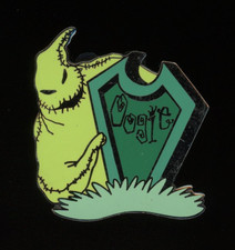Nightmare Before Christmas Tropical/Beach Themed Fantasy Enamel Pin Set of 3 — listing 6