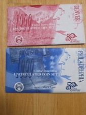 1999 United States Mint Uncirculated Coin Set (Philadelphia & Denver Envelopes) — listing 6