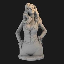 Anime Character Bust Statue — Red-Haired Swordsman (likely fan-made / unbranded resin) — listing 3